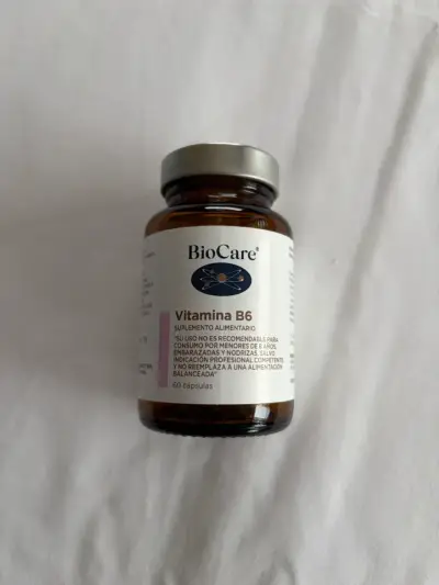Suplemento BioCare Vitamina B6 - miniatura 1