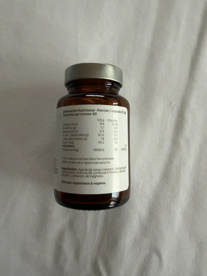 Suplemento BioCare Vitamina B6 - 3