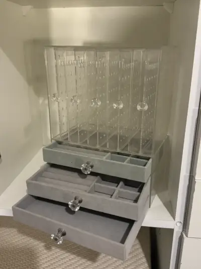 Organizador joyas acrilico con cajones (2) - miniatura 4