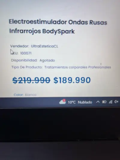 Equipo Electroestimulacion Ondas Rusas - miniatura 3