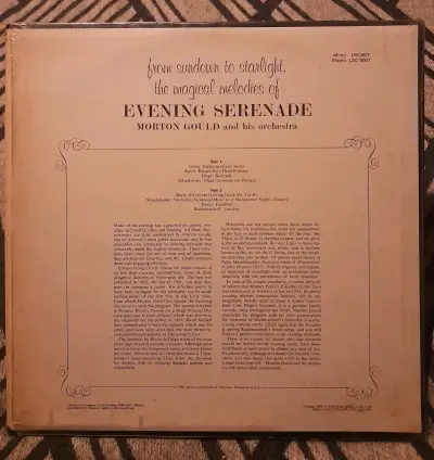 Vinilo Evening Serenade de Morton Gould - miniatura 2