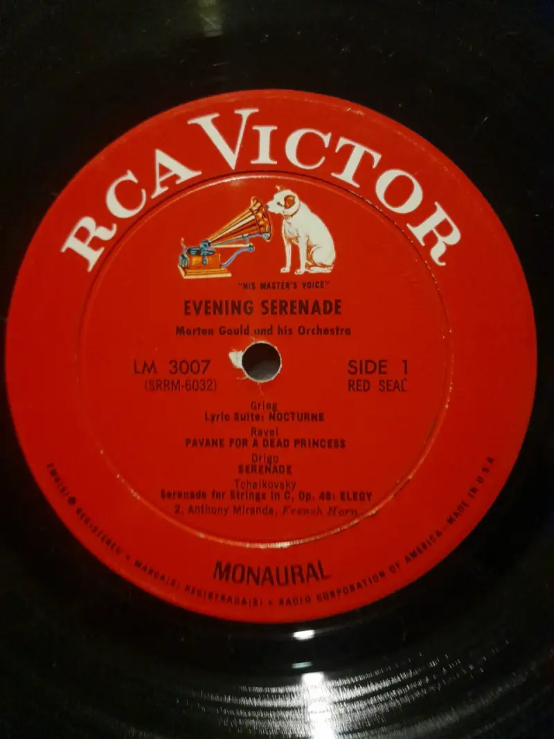 Vinilo Evening Serenade de Morton Gould - 5