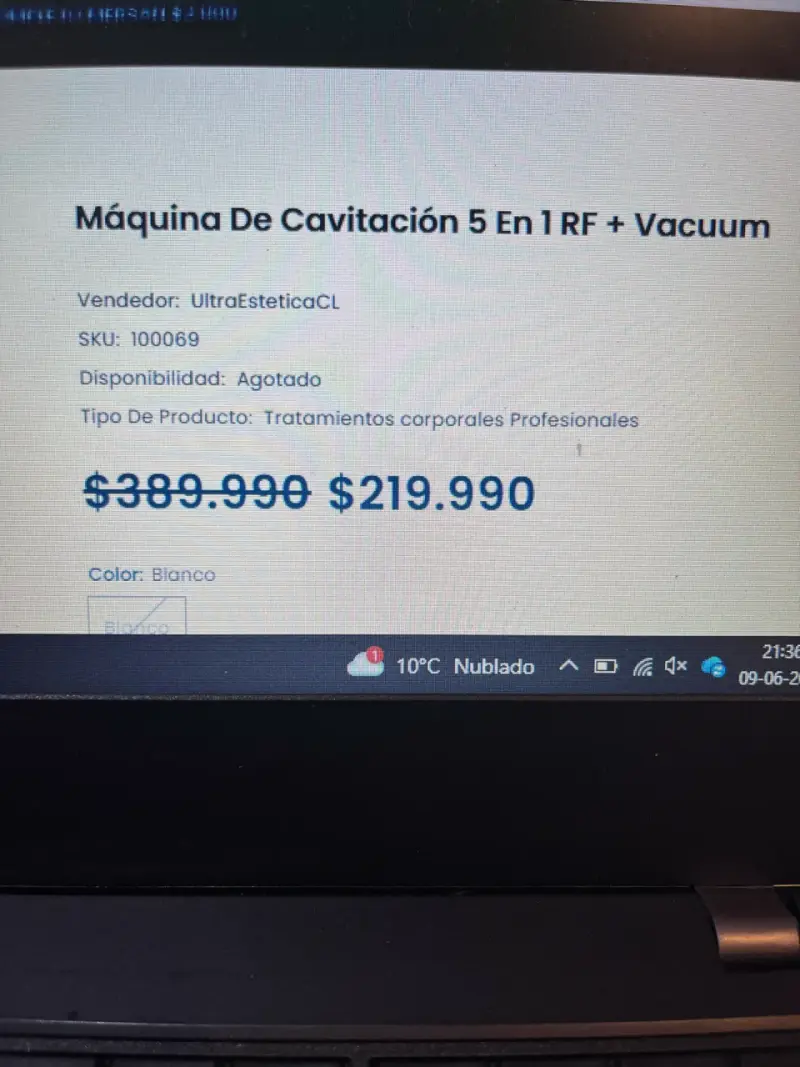 Equipo de cavitación + Vacuum - 3