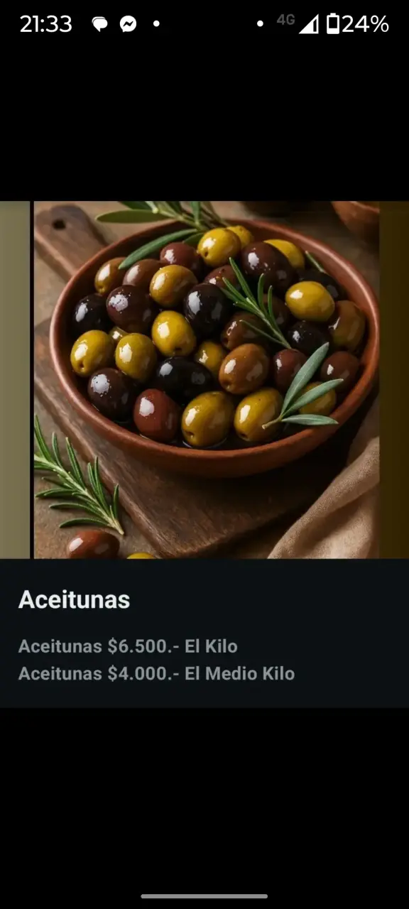 Variación de alimentos - 6
