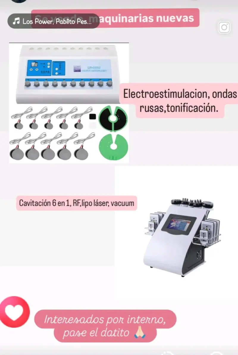 Máquinas de electroestimulación nuevas