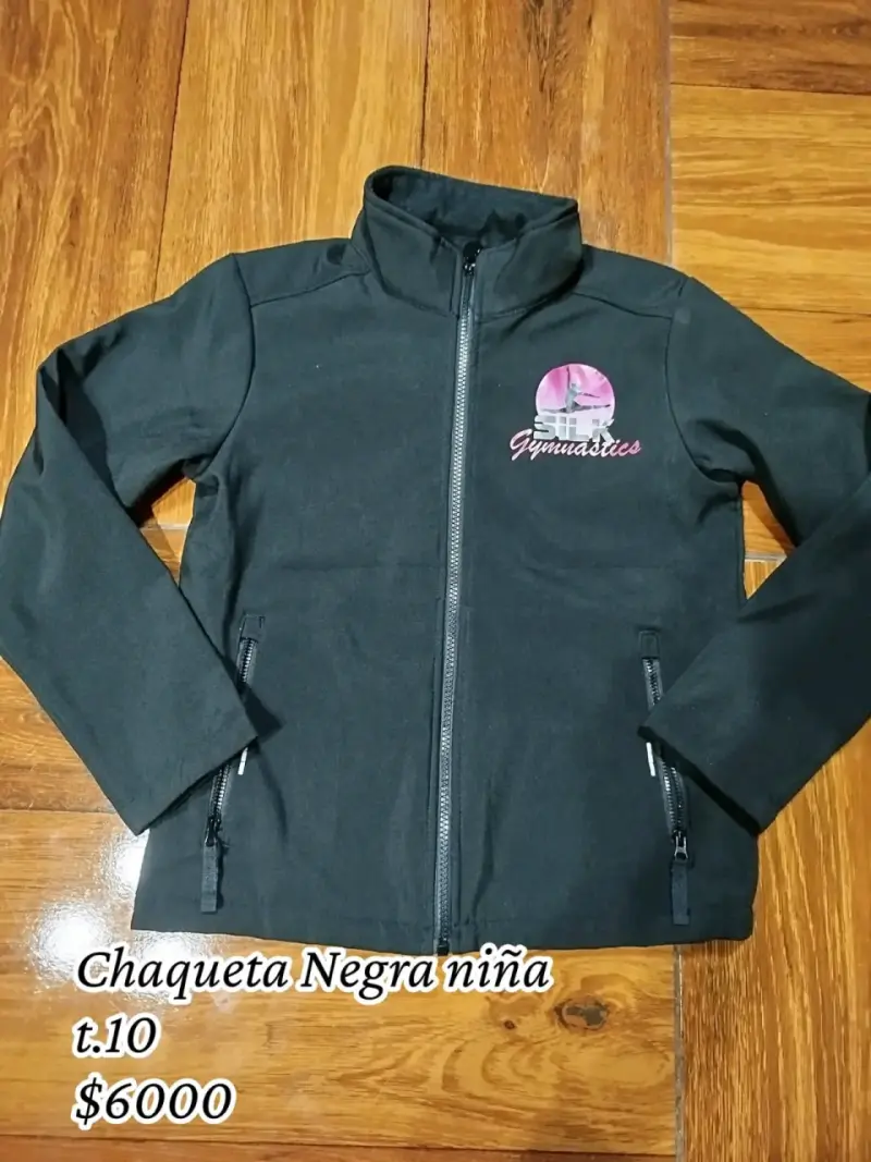 Chaqueta negra niña talla 10