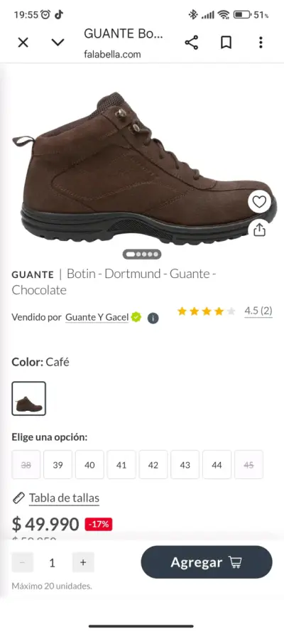 Botines de cuero Guante - miniatura 3