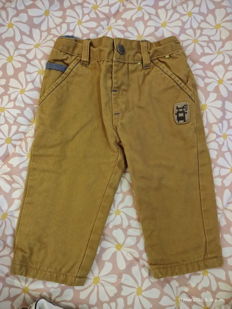 Chaqueta infantil de mezclilla con parches - 3