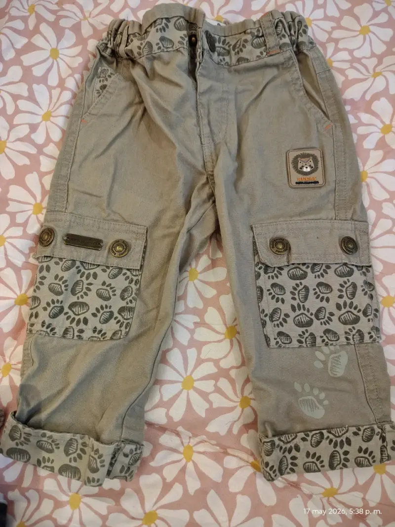 Chaqueta infantil de mezclilla con parches - 5