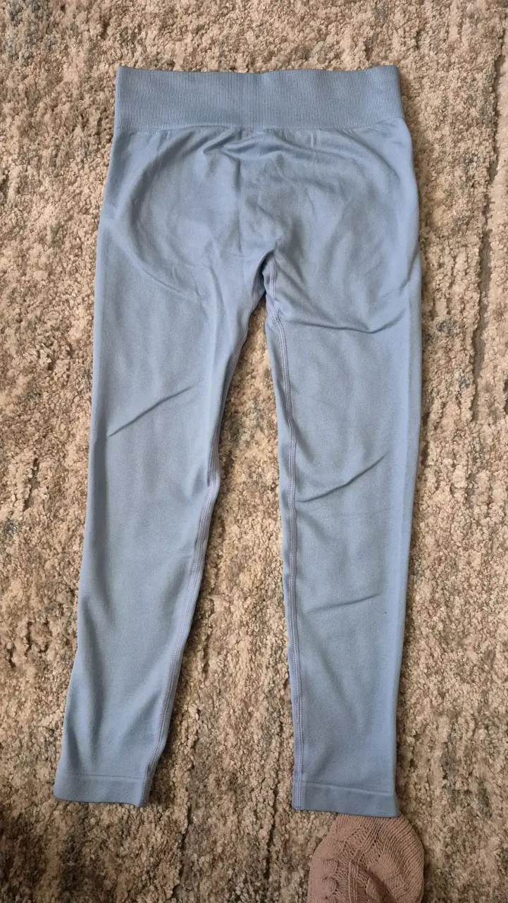 Leggings deportivos azules y negro - 1