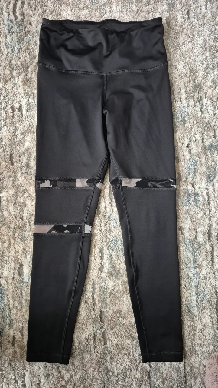 Leggings deportivos azules y negro - 4