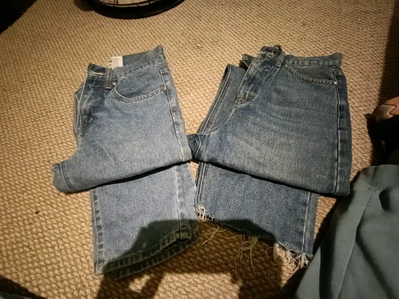 Jeans de mezclilla azul