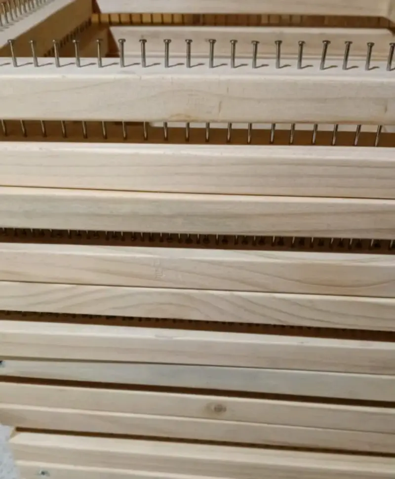 Telar cuadrado de madera 30x30 - 2