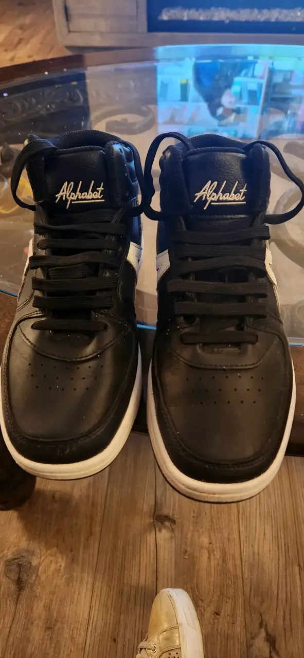 Zapatillas Alphabet negras deportivas - 2