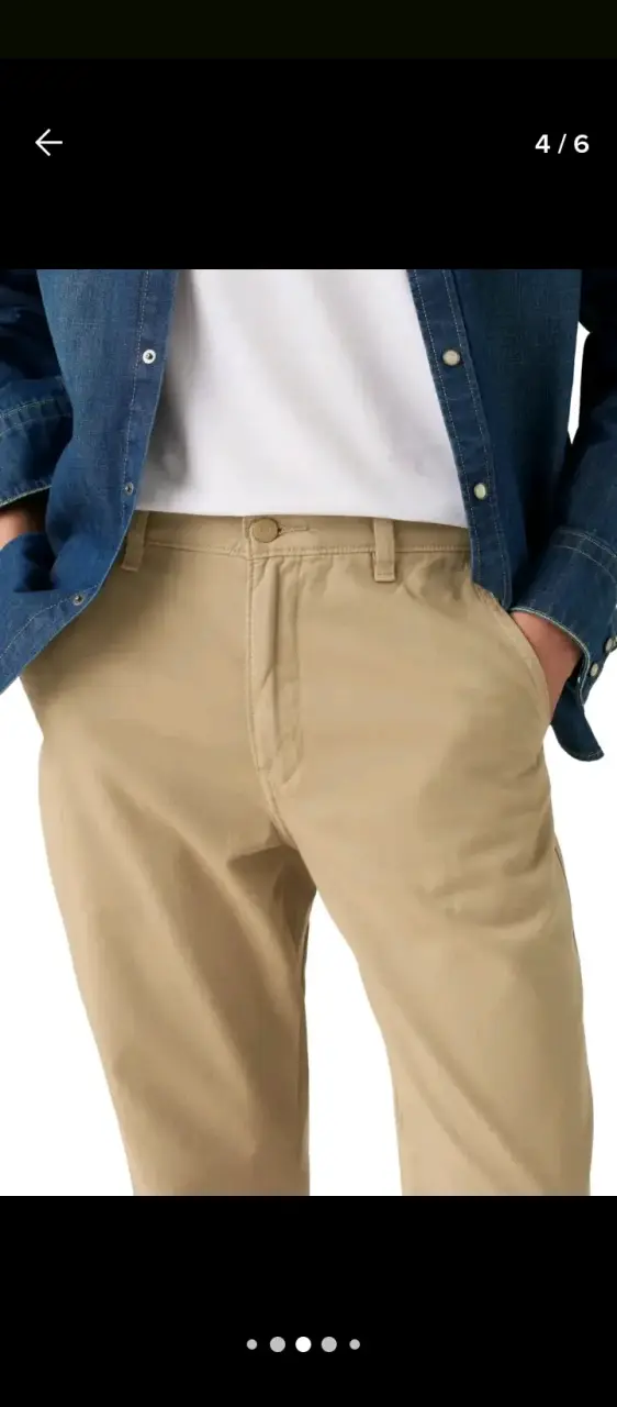 Pantalones beige casuales Levi's - 1