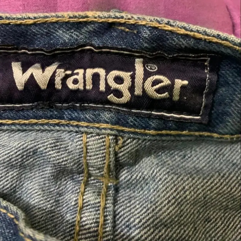 Jeans Wrangler azules usados - 2
