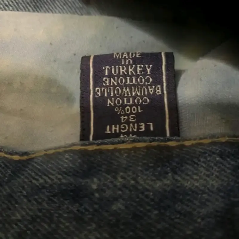 Jeans Wrangler azules usados - 3