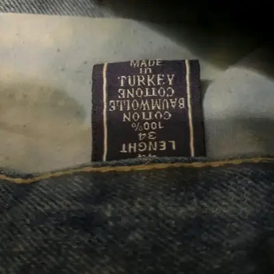 Jeans Wrangler azules usados - miniatura 3