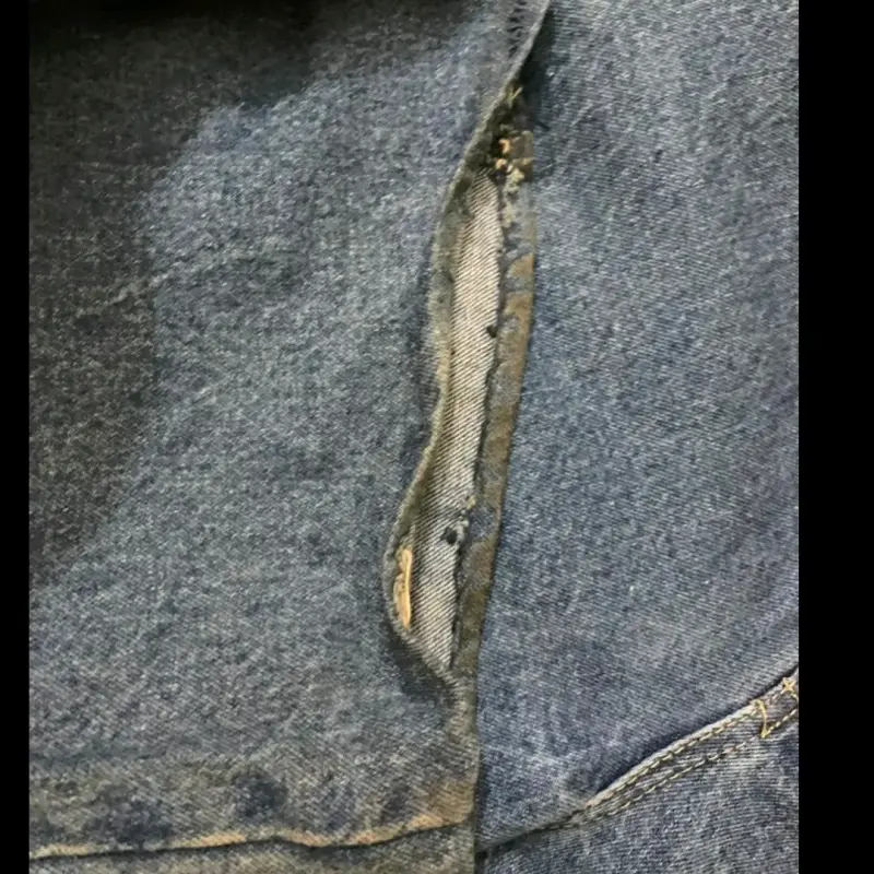 Jeans Wrangler azules usados - 4
