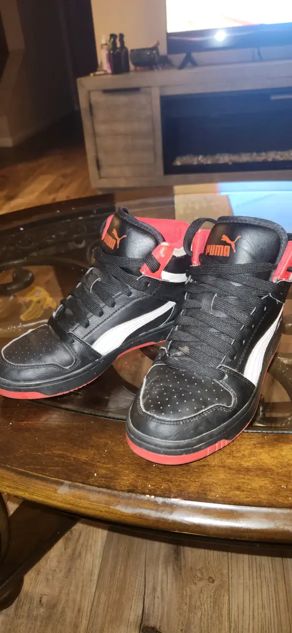 Zapatillas negras Puma usadas - 1