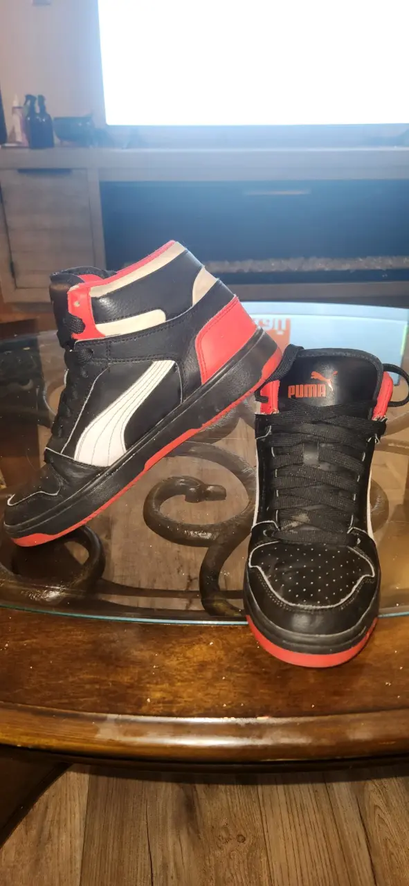 Zapatillas negras Puma usadas - 2