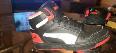 Zapatillas negras Puma usadas - miniatura 4
