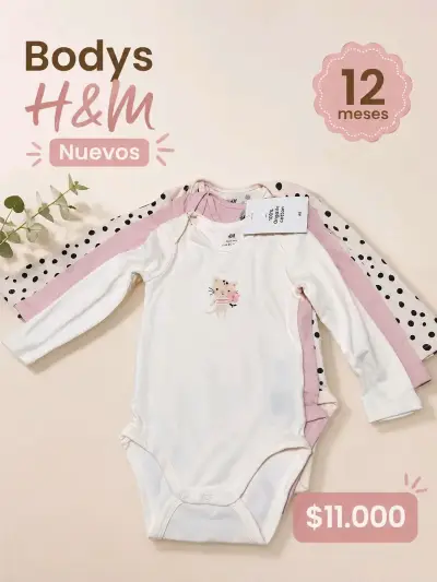 Pack de bodys H&M nuevos - miniatura 1