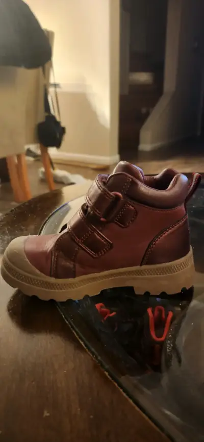 Botines infantiles burdeos - miniatura 1