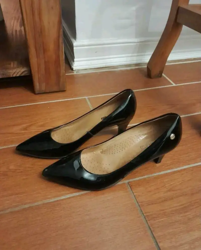Zapatos de charol negro gacel - 3
