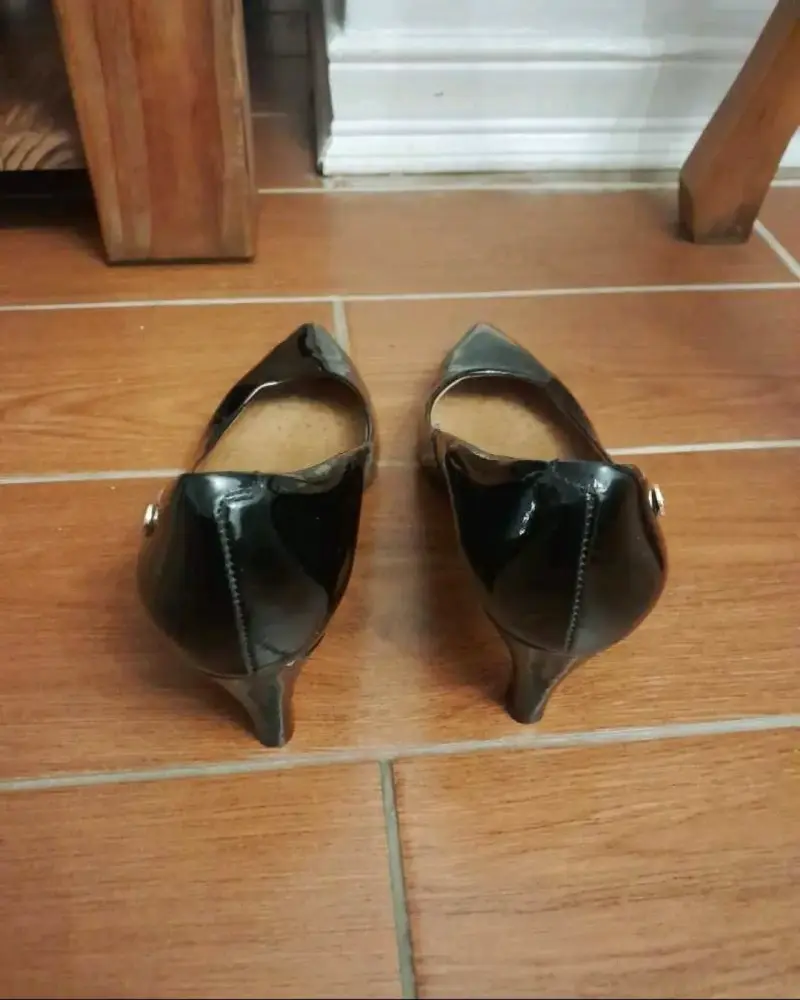 Zapatos de charol negro gacel - 5