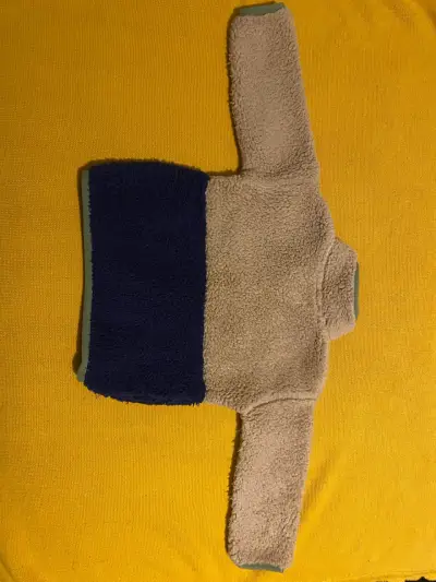 Chaqueta polar bicolor para niño,talla 6-9 meses - miniatura 3