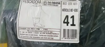 Botas Pescador industrial n°41 - miniatura 1