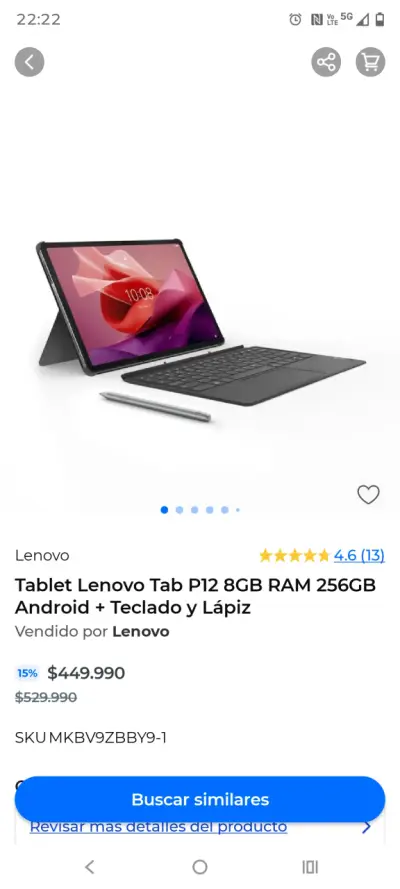 Tablet con pantalla grande - miniatura 5