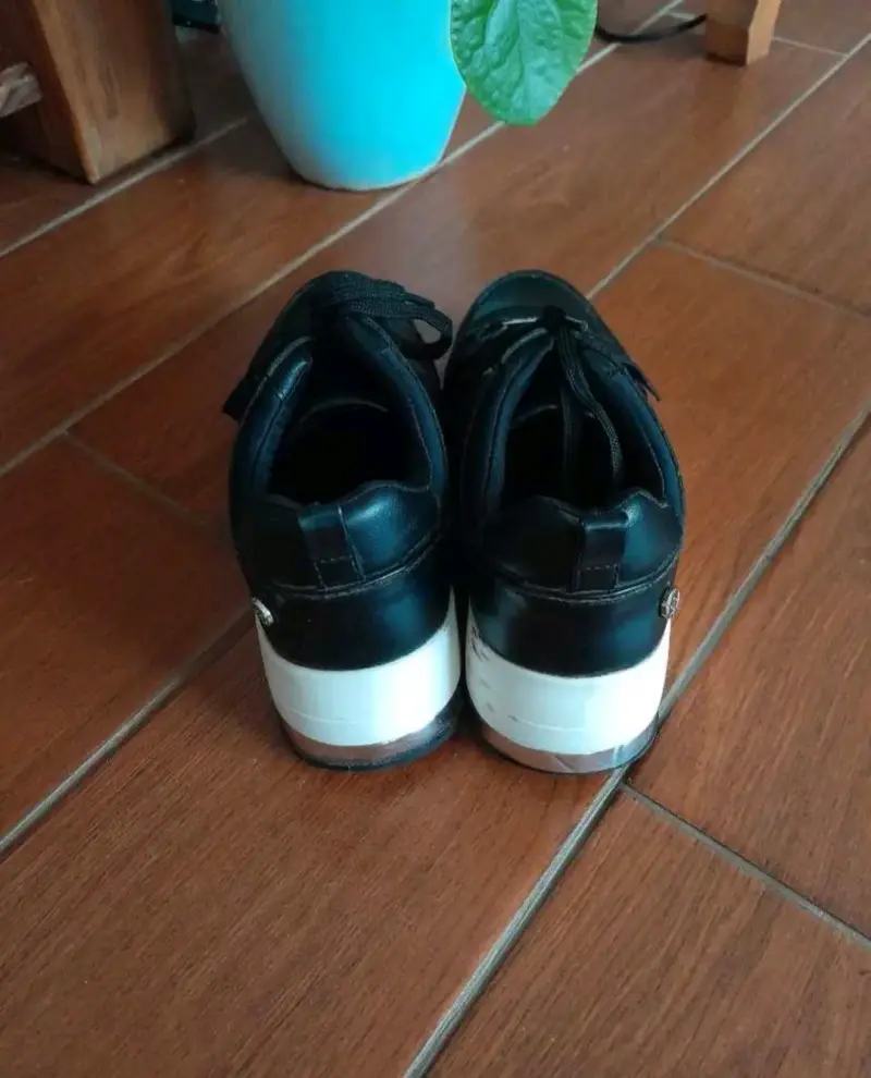 Zapatillas negras deportivas xti - 3