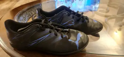 Zapatillas deportivas negras con azul - miniatura 3
