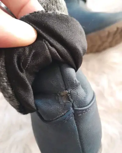 Botines con plataforma azul Andrea Rosetti - miniatura 4