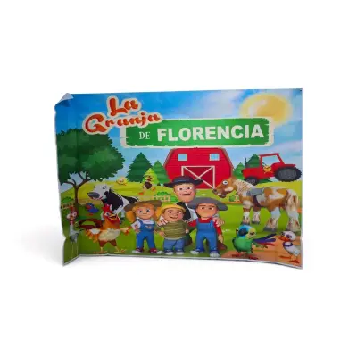Fondo de cumpleaños "Granja Zenón" FLORENCIA - miniatura 2