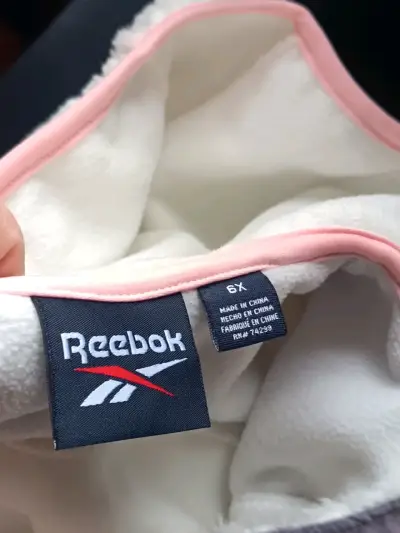 Chaqueta polar blanca Reebok - miniatura 2