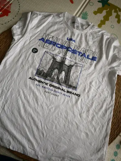 Polera Aeropostale NYC blanca - miniatura 3