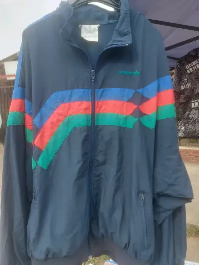 Chaqueta deportiva azul Adidas vintage - miniatura 1