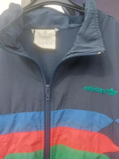 Chaqueta deportiva azul Adidas vintage - miniatura 2