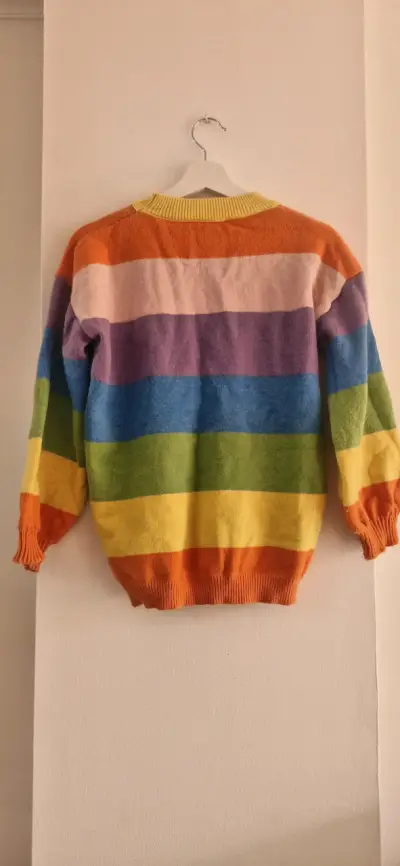 Suéter rayado multicolor - miniatura 3