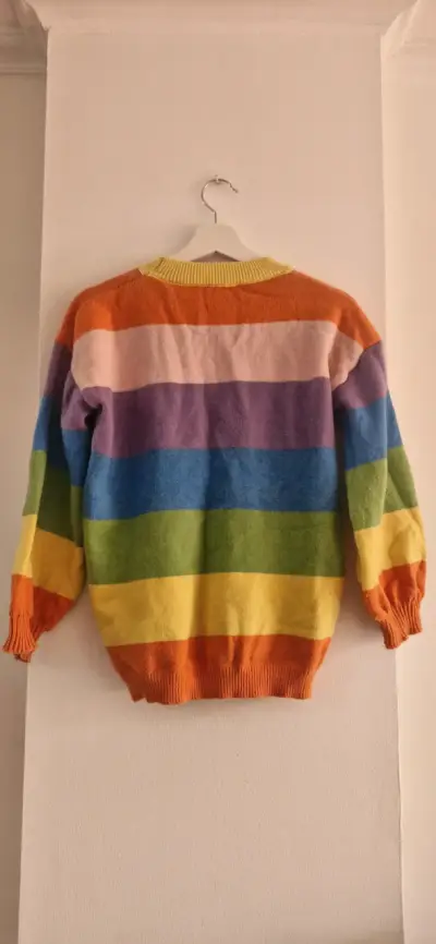 Suéter rayado multicolor - miniatura 4