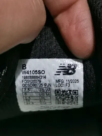 Zapatillas deportivas negras New Balance - miniatura 2