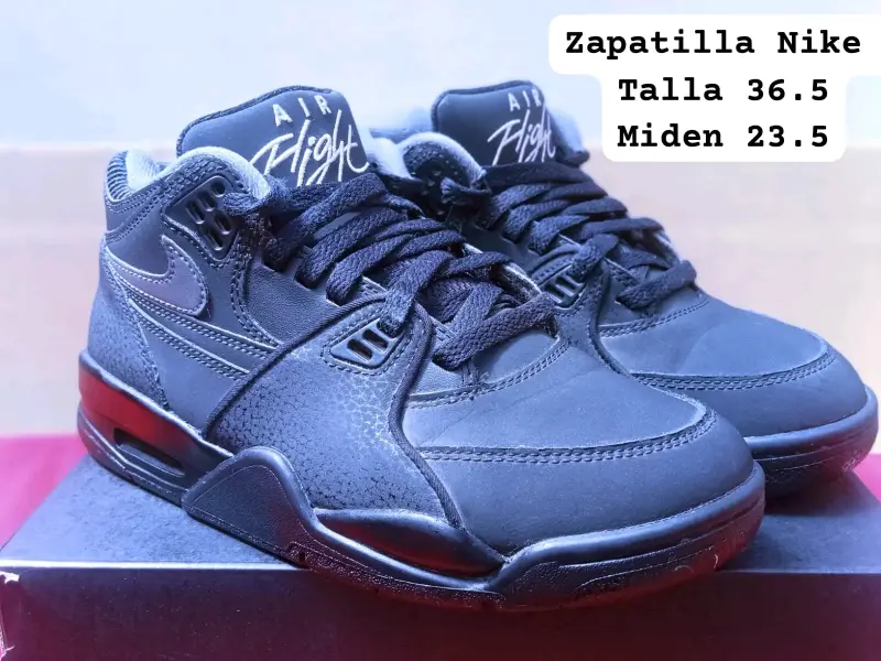 Zapatillas Nike Air Flight negras