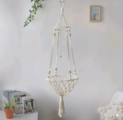 Hamaca para gatito macramé - miniatura 1