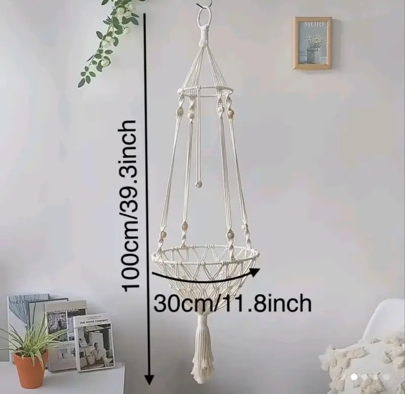 Hamaca para gatito macramé - 4