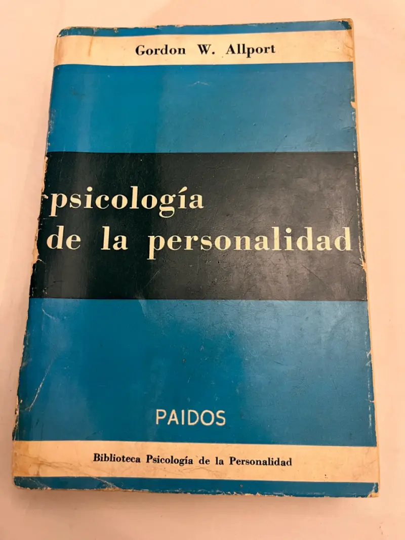 Psicología de la Personalidad, Gordon W. Allport - 1