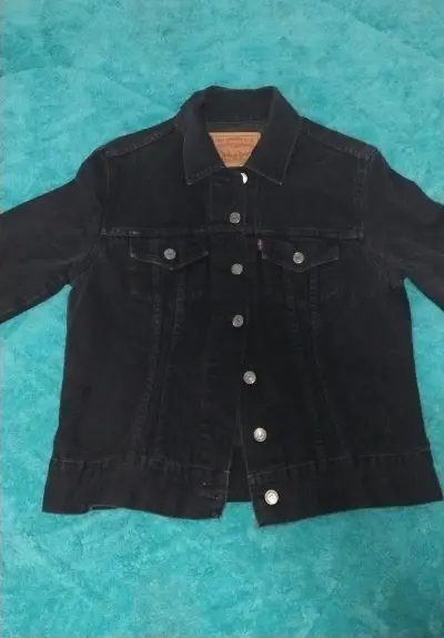 Chaqueta denim trucker vintage - miniatura 1