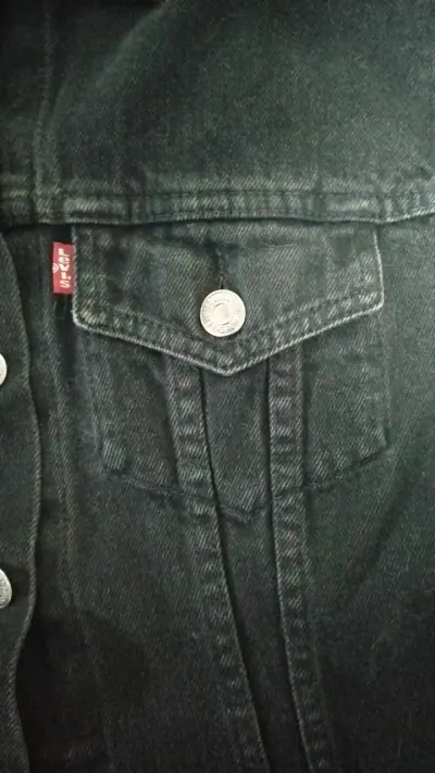 Chaqueta denim trucker vintage - miniatura 4